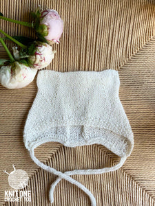 Baby Bear Bonnet by Knitting For Olive