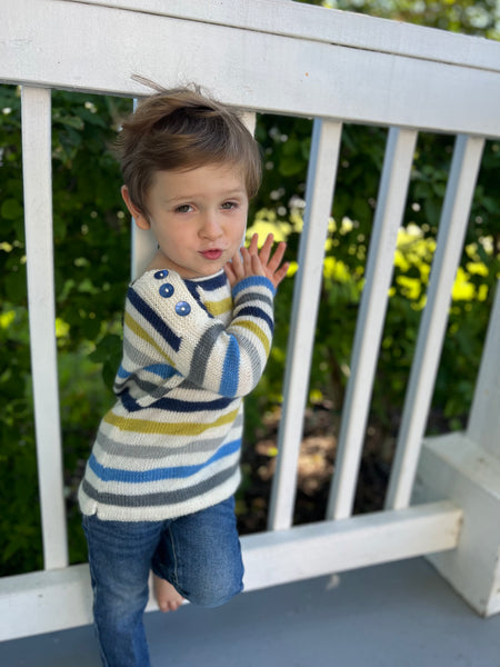 La Stripe Child's Sweater Kit