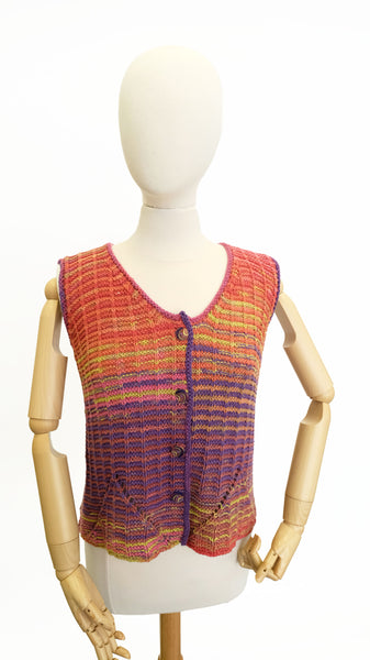 Faux Mitered Vest #1864