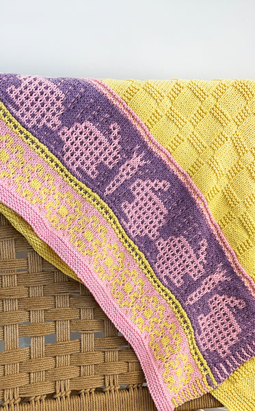 Bunny Mosaic Baby Blanket