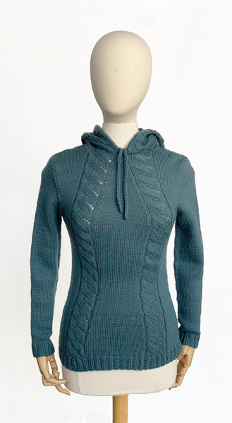 Faux Cable Hoodie