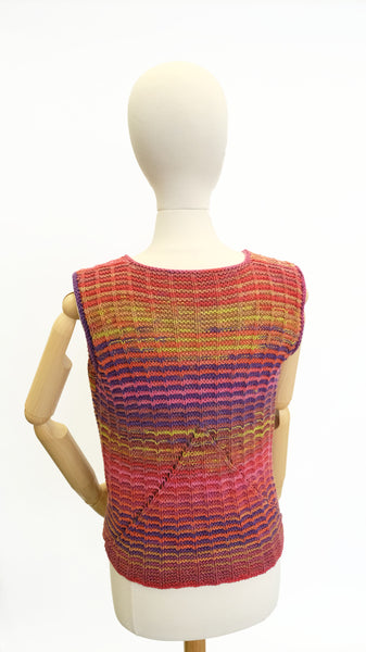 Faux Mitered Vest #1864