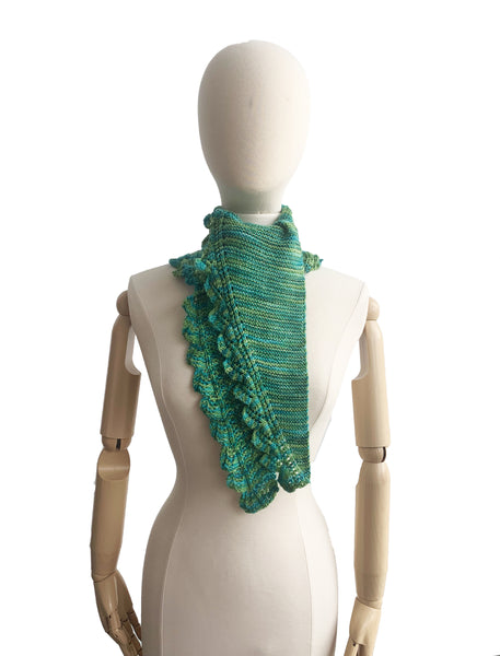 Garter Fern Scarf #1934