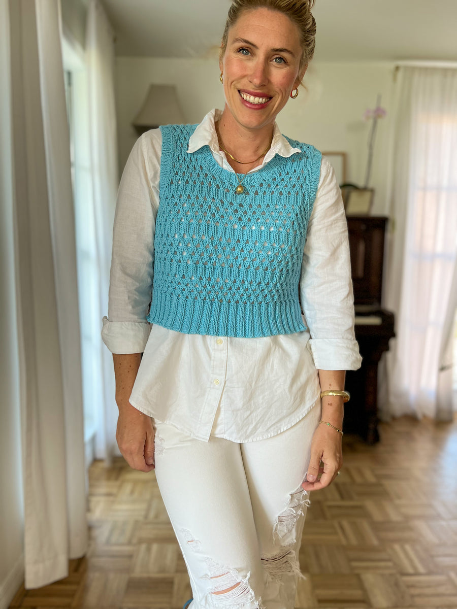 Rota Sleeveless Top Kit – Knit One, Crochet Too