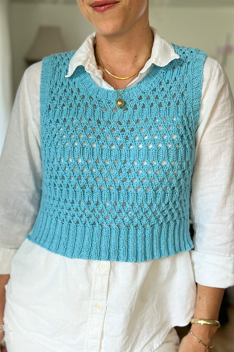 Rota Sleeveless Top Kit – Knit One, Crochet Too