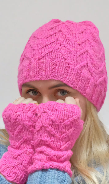 Medina Hat & Fingerless Gloves