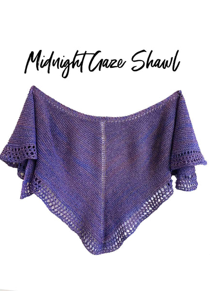 Midnight Gaze Shawl