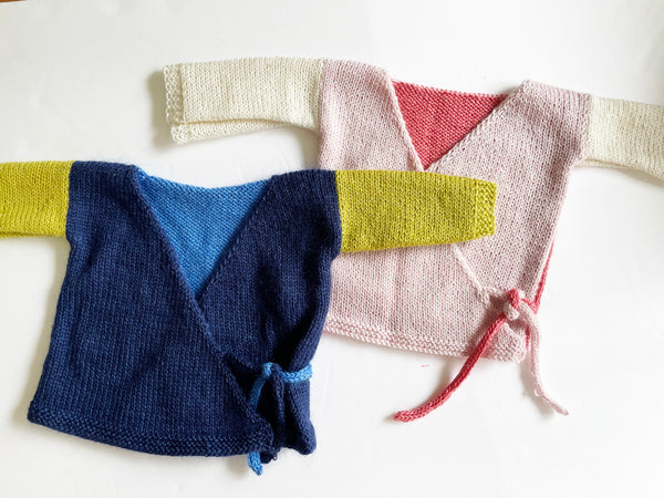 Newborn Color Block Cardi