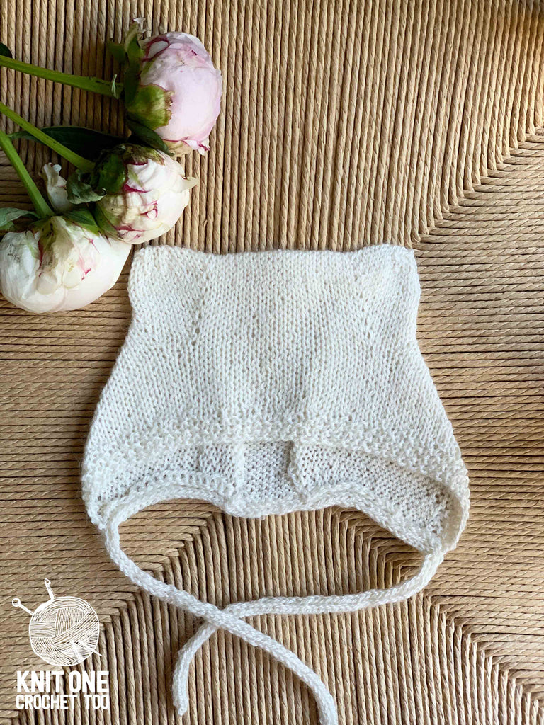 Baby Bear Bonnet by Knitting For Olive