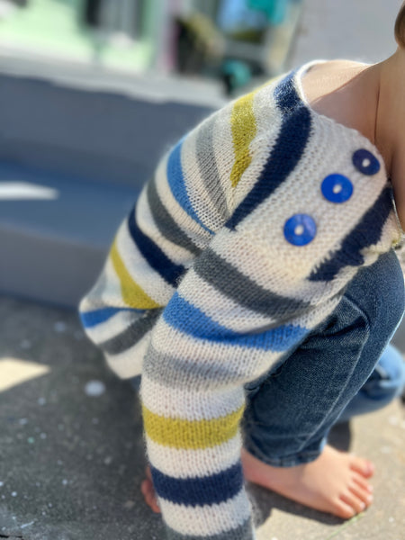 La Stripe Child's Sweater