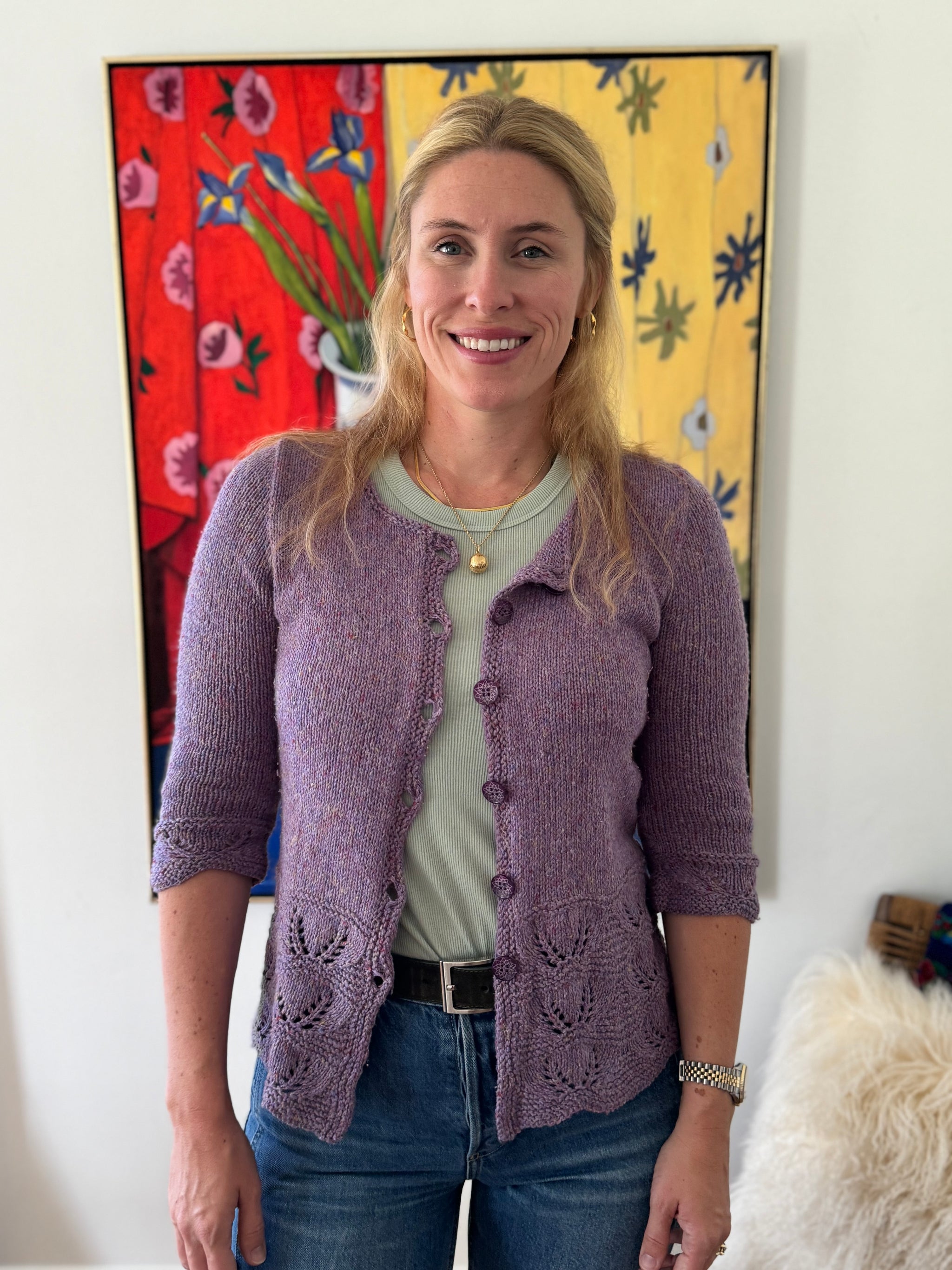 Alsace Cardi Kit – Knit One, Crochet Too