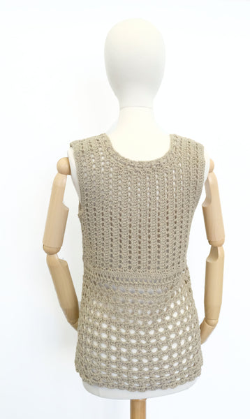 Linette Crochet Vest #1925
